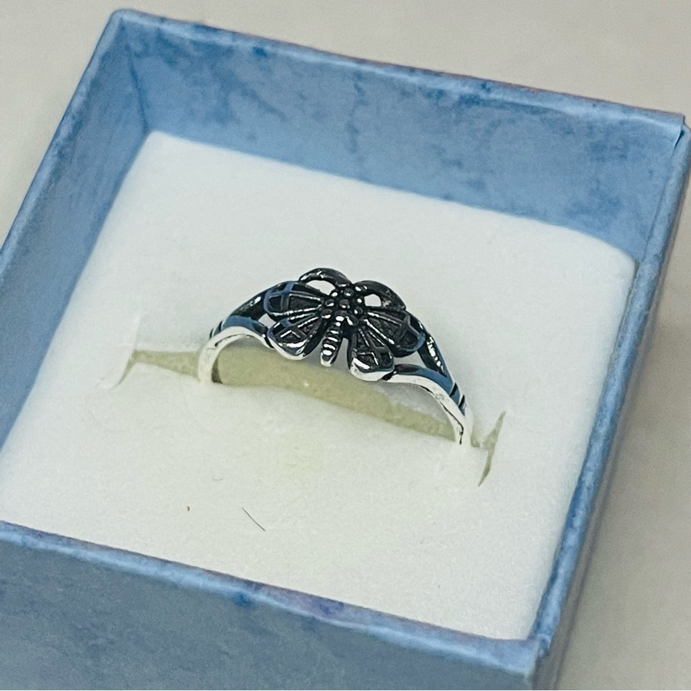 New Sterling Silver Handmade Moth Minimalist Bohemian Vibes Gothic Ring 6 - Picture 6 of 10